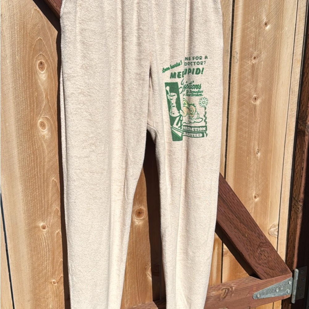 Boys Lie Cream Joggers with Green Print